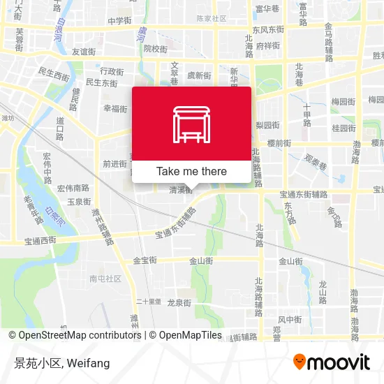 景苑小区 map