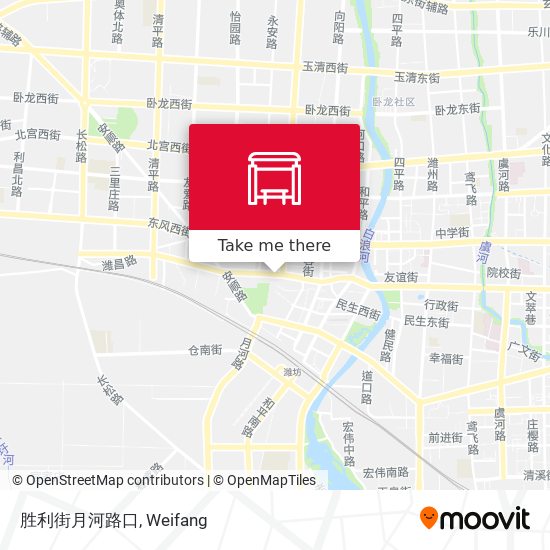 胜利街月河路口 map