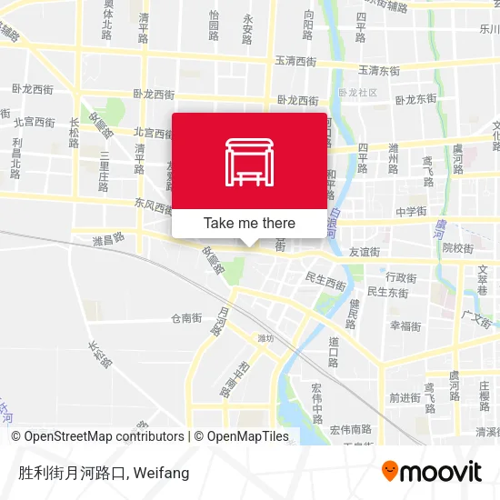 胜利街月河路口 map