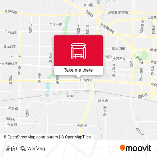 豪信广场 map