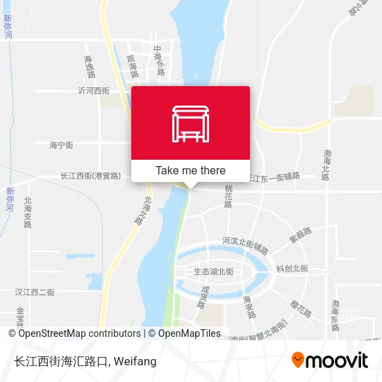 长江西街海汇路口 map