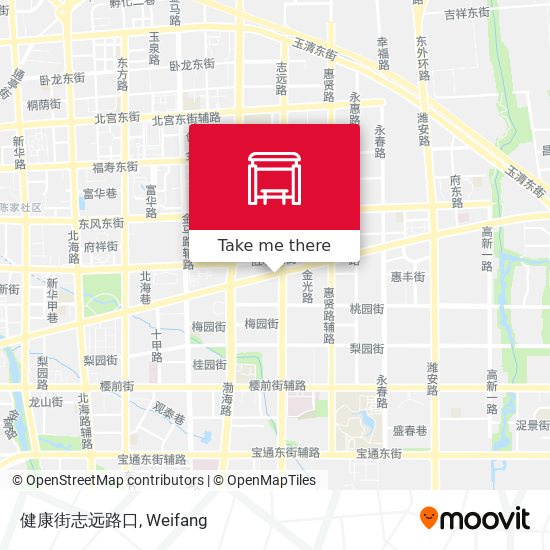 健康街志远路口 map