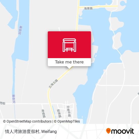 情人湾旅游度假村 map