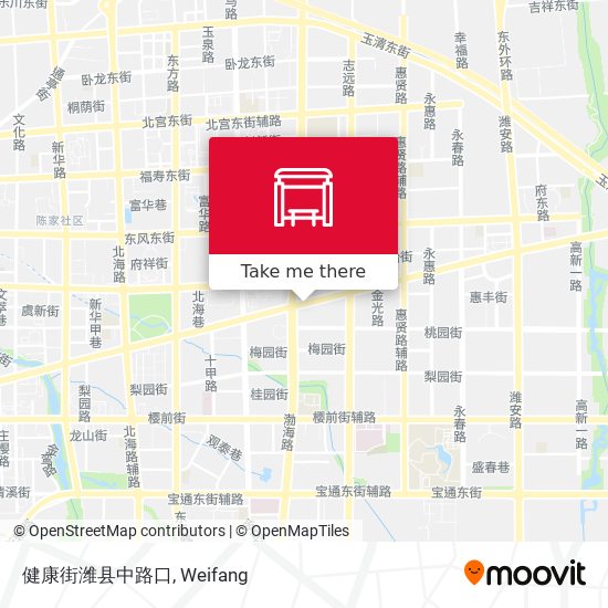 健康街潍县中路口 map