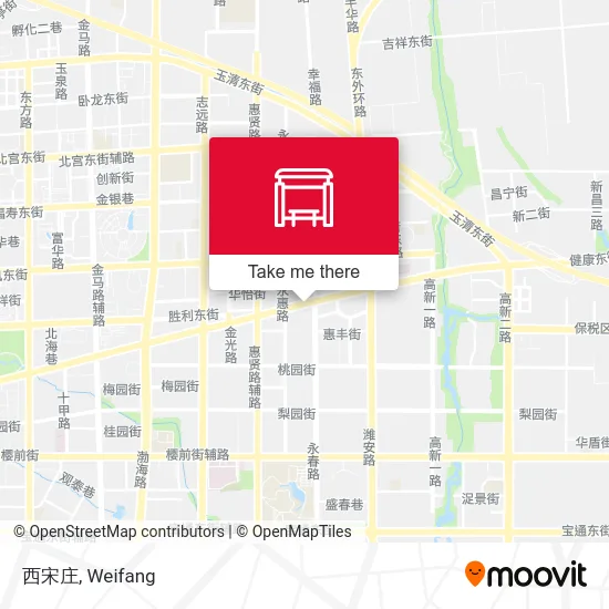 西宋庄 map