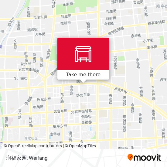 润福家园 map