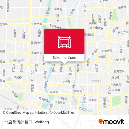 北宫街潍州路口 map