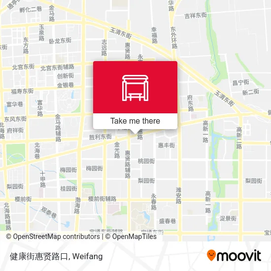 健康街惠贤路口 map