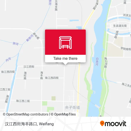 汉江西街海丰路口 map