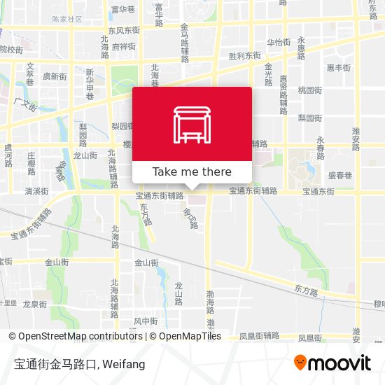 宝通街金马路口 map