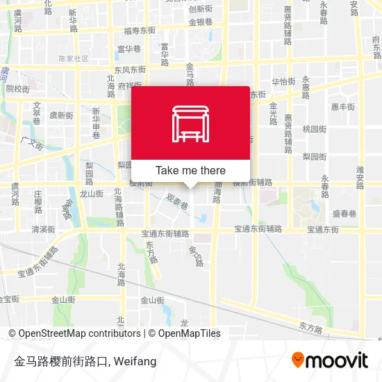 金马路樱前街路口 map