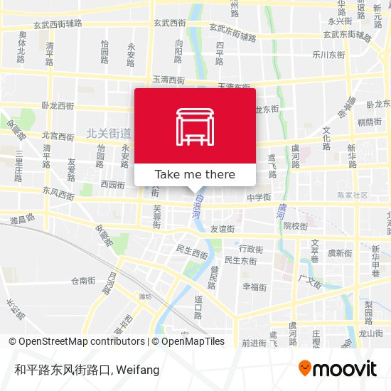 和平路东风街路口 map