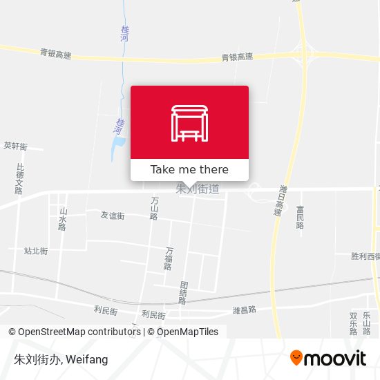 朱刘街办 map