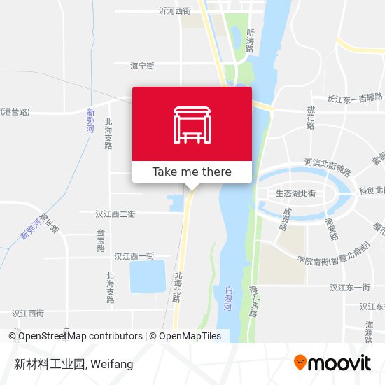 新材料工业园 map