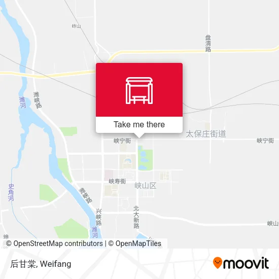 后甘棠 map