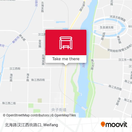 北海路汉江西街路口 map