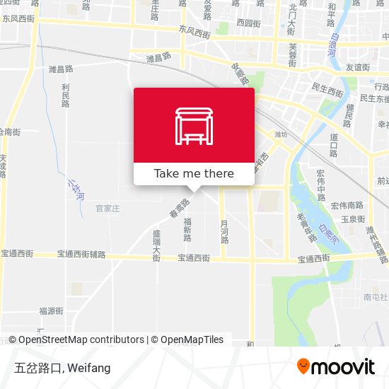 五岔路口 map