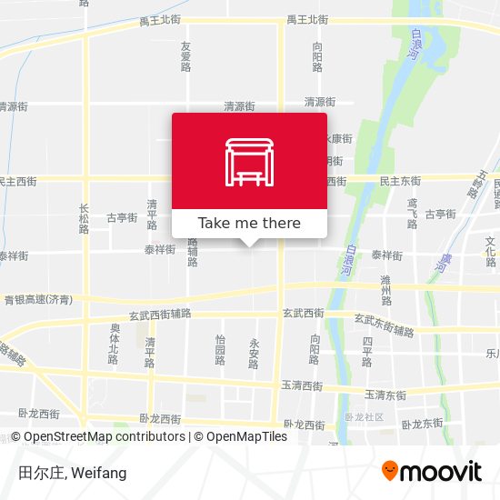 田尔庄 map