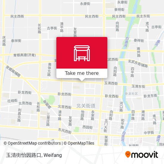 玉清街怡园路口 map