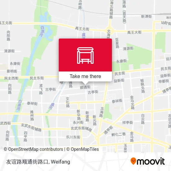 友谊路顺通街路口 map