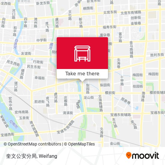 奎文公安分局 map