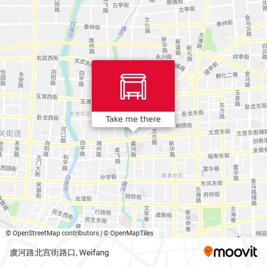 虞河路北宫街路口 map
