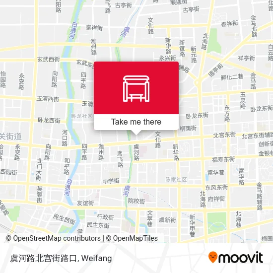 虞河路北宫街路口 map