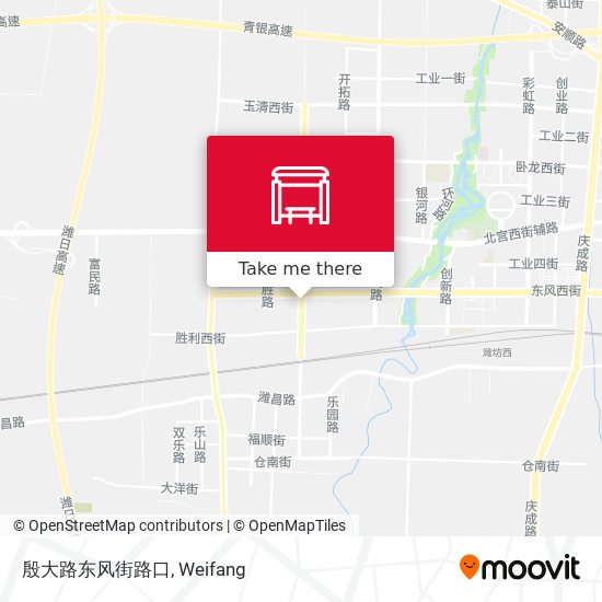 殷大路东风街路口 map