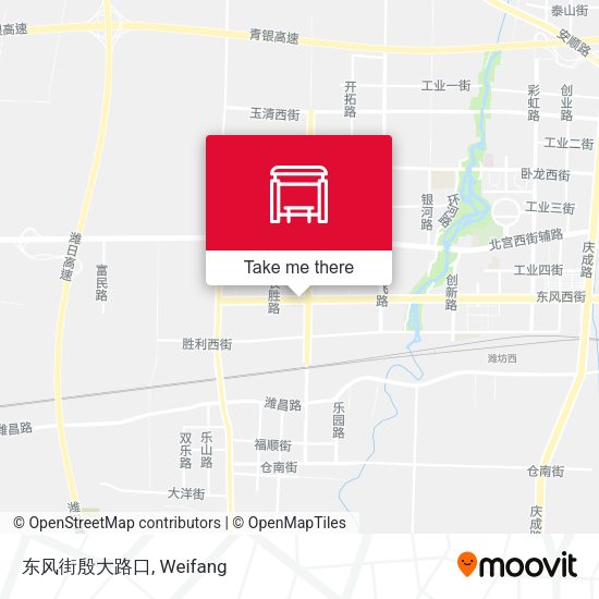 东风街殷大路口 map