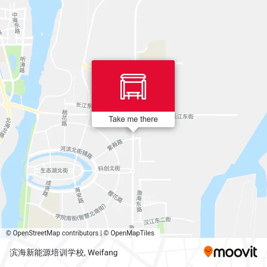 滨海新能源培训学校 map