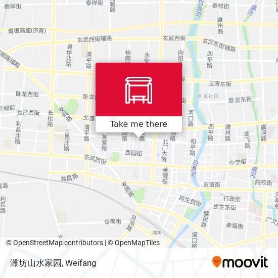 潍坊山水家园 map