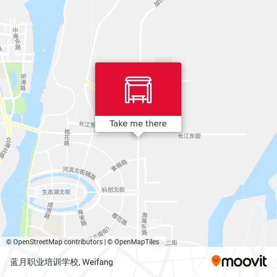 蓝月职业培训学校 map