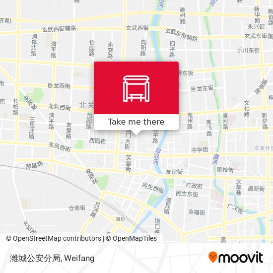 潍城公安分局 map