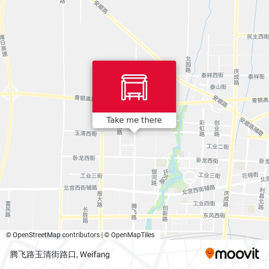 腾飞路玉清街路口 map