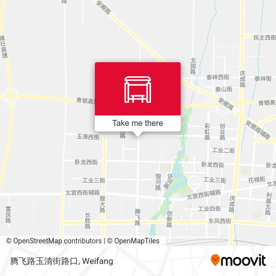 腾飞路玉清街路口 map