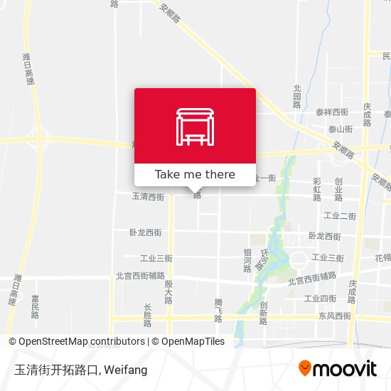 玉清街开拓路口 map