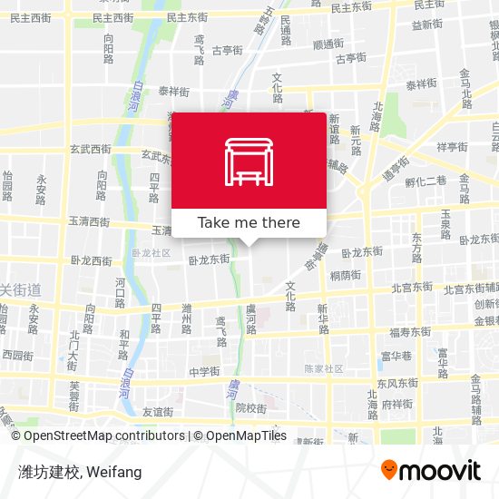 潍坊建校 map