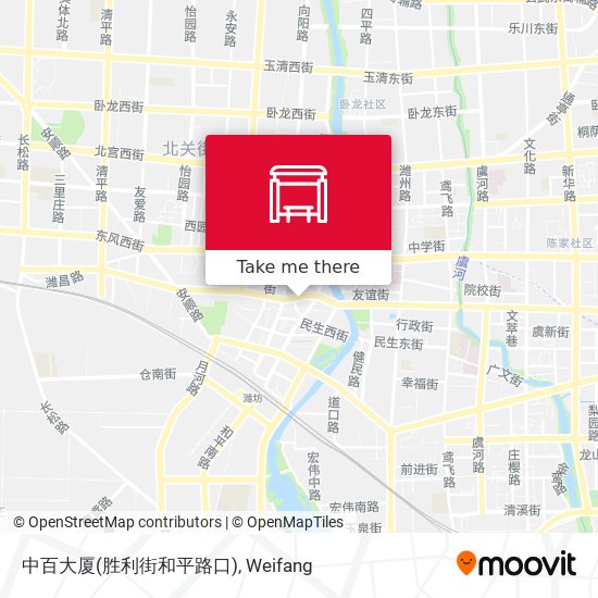 中百大厦(胜利街和平路口) map
