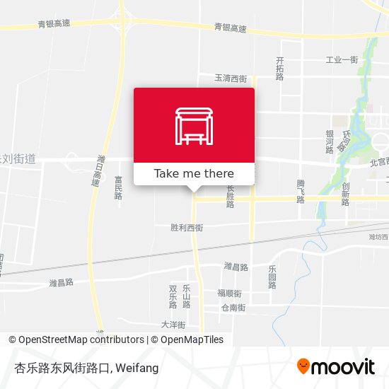 杏乐路东风街路口 map