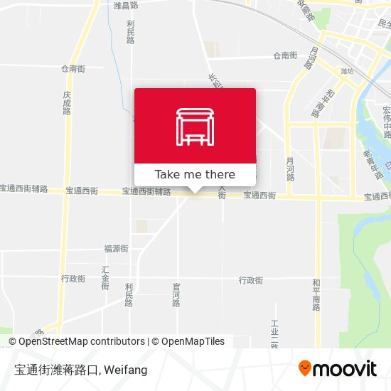 宝通街潍蒋路口 map