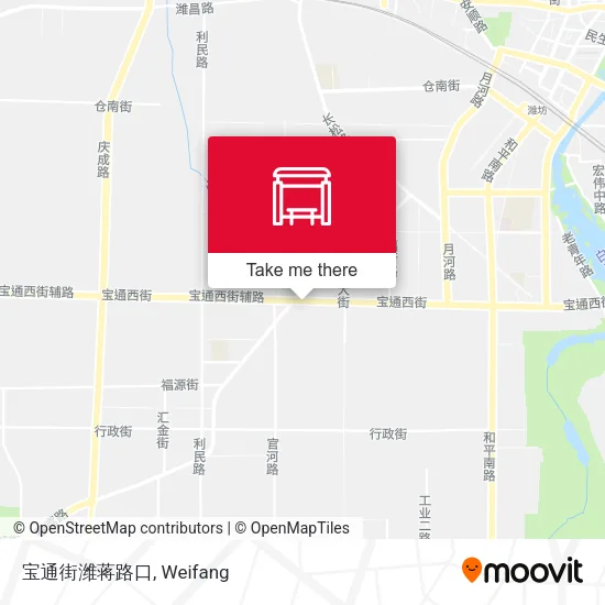宝通街潍蒋路口 map