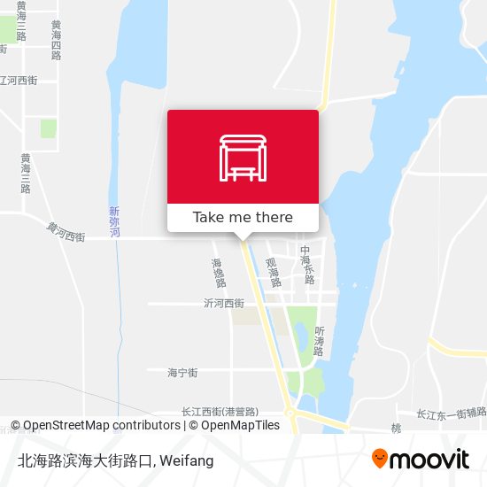 北海路滨海大街路口 map