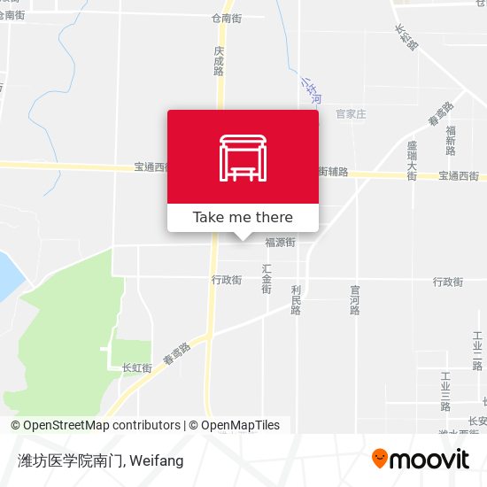 潍坊医学院南门 map