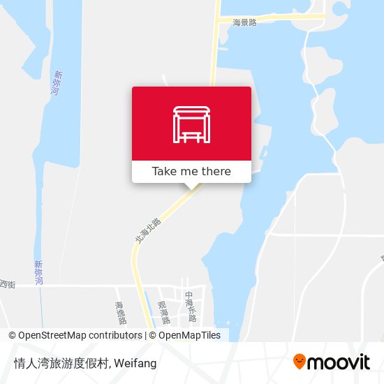 情人湾旅游度假村 map
