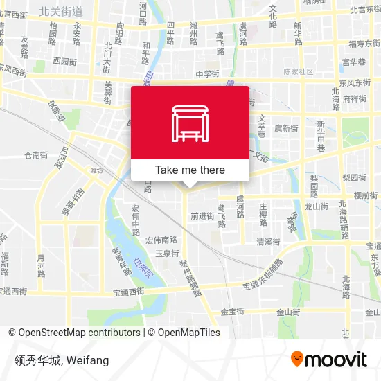 领秀华城 map