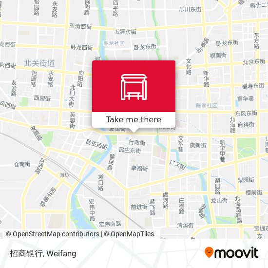 招商银行 map