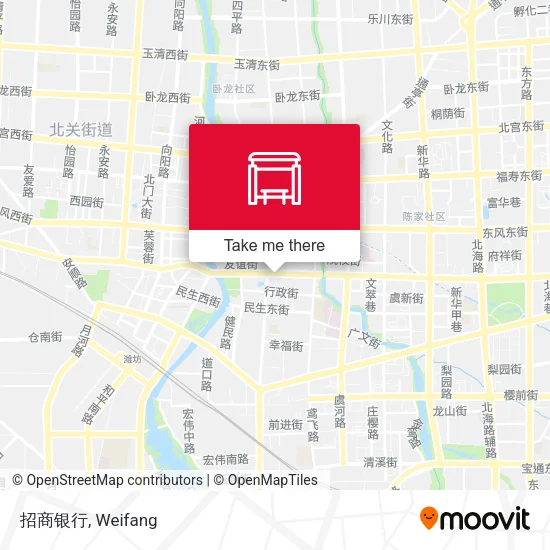 招商银行 map