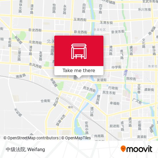 中级法院 map