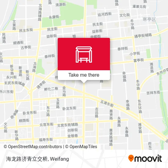 海龙路济青立交桥 map