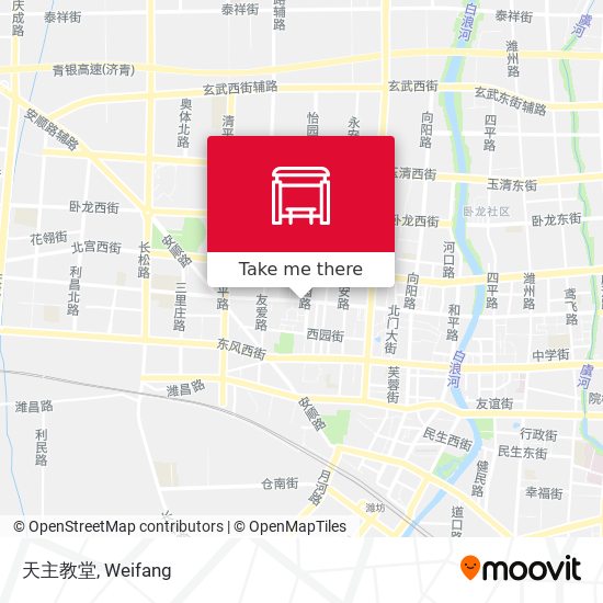 天主教堂 map
